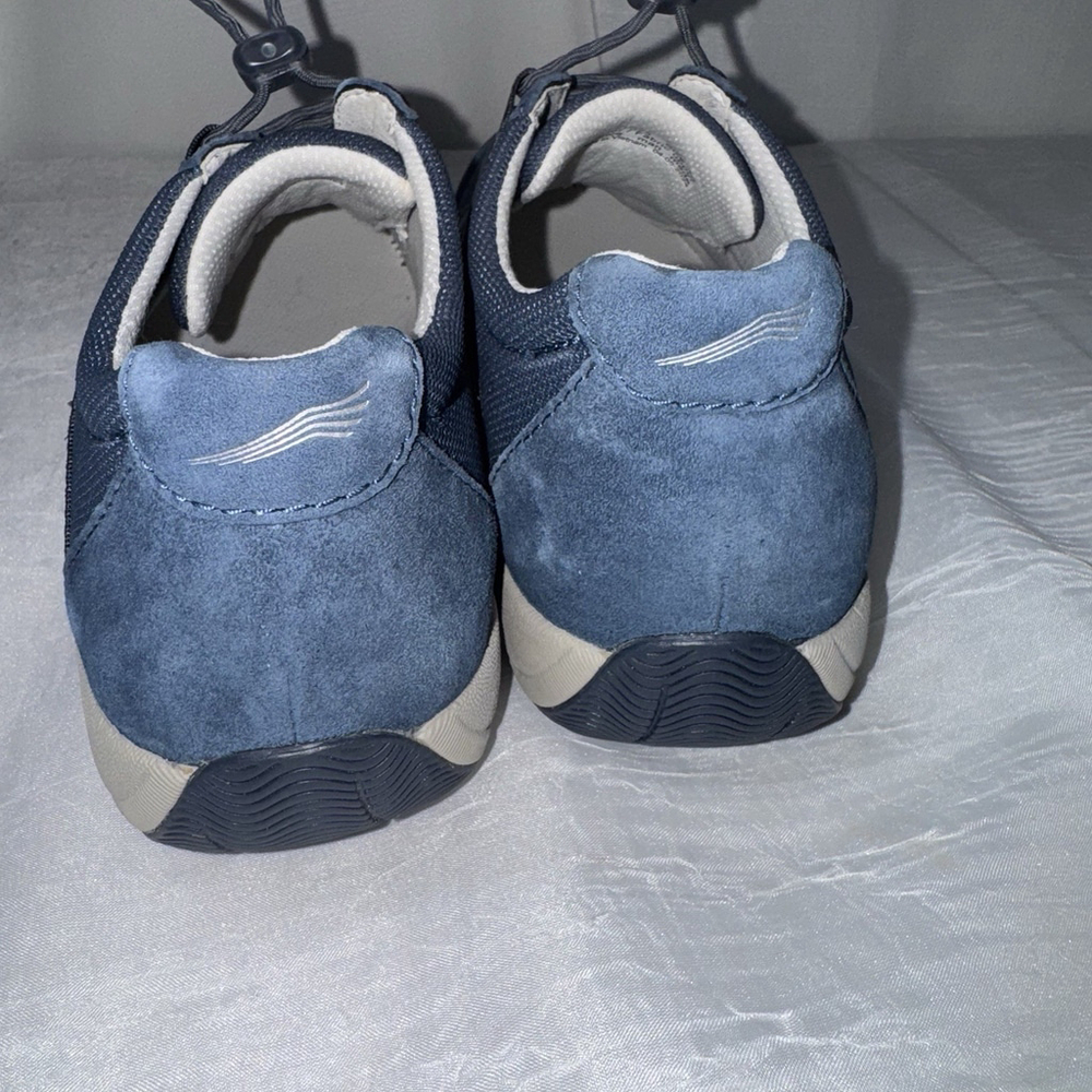 Dansko Henriette Sneakers Shoes Navy Leather Walking Comfort Slip-On 38/7.5 - Picture 8 of 11